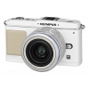 Фотоаппарат Olympus E-P1 белый 14-42mm +17mm Kit <N3593192>