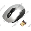 A4-Tech Wireless Mini Optical Mouse <G7-630-Silver(7)> (RTL) USB3btn+Roll,беспроводная, уменьшенная