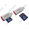 Transcend <TS16GSDHC6-P2> SDHC Memory Card 16Gb Class6 + USB SDHC/MMC Reader