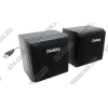 Колонки Dialog AD-01U <Black> (2x3W,  дерево, USB)