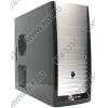 Miditower NaviPower A-2662 SRBK-BK <Black-Silver> ATX Без БП