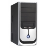 Корпус LinkWorld 323-18 black/silver C2228 w/o PSU ATX USB Audio Fan AirDuct
