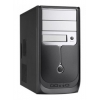 Корпус LinkWorld 437-04 black/silver C2228 w/o PSU mATX USB Audio AirDuct
