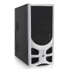 Корпус Foxconn TLA-570 black/silver w/o PSU ATX USB audio mic fan AirDuct