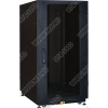 NT BUSINESS / MGLASS 22-68 B Шкаф 19" напольный, чёрный 22U 600x800,  дверь стекло-металл (3ч)