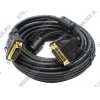 Кабель монитор - SVGA card Defender DVI-D Dual Link  (25M -25M) 10м 2 фильтра <DVI03-33PRO>