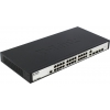 D-Link <DES-1228ME> Управляемый коммутатор(24UTP 100Mbps + 2UTP 1000Mbps  + 2Combo 1000BASE-T/SFP)