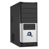 Корпус LinkWorld 313-05 black/silver C2628 w/o PSU ATX USB Audio Fan AirDuct
