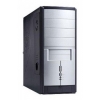 Корпус LinkWorld 316-58 black/silver C2228 w/o PSU ATX USB Audio Fan AirDuct