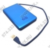 3Q <3QHDD-C255-PL250> Blue USB2.0 Portable 2.5" HDD 250Gb EXT (RTL)