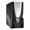 Корпус LinkWorld 313-10 black/silver C2628 w/o PSU ATX USB Audio Fan AirDuct