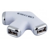 Разветвитель USB 2.0 PC Pet Paw 3порт. белый