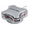 Разветвитель USB 2.0 PC Pet Candy 4порт. серебристый