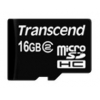 Флеш карта micro SDHC 16Gb class2 + adapter Transcend (TS16GUSDHC2)