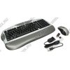 A4-Tech G6 Saver Wireless <GK-2370D> (Кл-ра М/Мед, USB, FM+Мышь, 7кн, Roll, USB, FM)