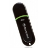 Флеш Диск Transcend 4Gb Jetflash 300 TS4GJF300 USB2.0 черный/зеленый