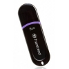 Флеш Диск Transcend 8Gb Jetflash 300 TS8GJF300 USB2.0 черный/фиолетовый