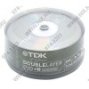 DVD+R Disc TDK   8.5Gb  8x  <уп. 25 шт.> Double Layer, на шпинделе