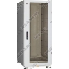 NT BUSINESS / MGLASS 27-66 G Шкаф 19" напольный, серый 27U 600x600, дверь стекло-металл (3ч)