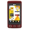 Телефон LG GSM KP 500 темно-бордовый