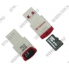 Transcend <TS4GUSDHC2-P3>Micro SecureDigital High Capacity (MicroSDHC) Memory Card 4Gb Class2 +  USB  microSD  Reader