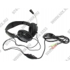 Наушники с микрофоном Kreolz HS302 (шнур 2.1м, с регулятором громкости)