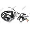 Наушники с микрофоном Kreolz HS303 (шнур 2.1м, с регулятором громкости)