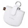 Текстильный чехол для крышки объектива SONY Alpha LCS-LC1AM белый (до 77мм) (LCSLC1AMW.AE)