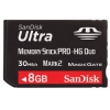 Флеш карта Memory Stick Pro Duo 8Gb Ultra II SanDisk (SDMSPDH-008G-E11)
