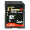 Флеш карта SDHC 4Gb  Extreme III 200x SanDisk (SDSDX3-004G-E31)