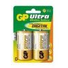 Батарея GP Ultra Alkaline 13AU LR20 D (2шт) (GP 13AU-CR2 ULTRA) (мин.кол.10)