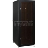 NT BUSINESS / MGLASS 42-88 B Шкаф 19" напольный, чёрный 42U 800x800, дверь  стекло-металл (3ч)