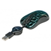 Мышь A4 X6-60MD-2 glossy black mini optical dual focus glaser 2x USB (X6-60MD-2 (GLOSSY BL))