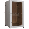 NT  BUSINESS / MGLASS 27-88 G Шкаф 19" напольный, серый 27U 800x800,  дверь стекло-металл (3ч)
