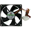 Вентилятор GlacialTech "SilentBlade GT9225HBDL-x" d90мм, 1600об./мин. (питание от мат.платы и разъёма питания ATA HDD) (oem)