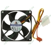 Вентилятор GlacialTech "SilentBlade II GT8025-HDLA1" d80мм, 1700об./мин. (питание от мат.платы и разъёма питания ATA HDD) (oem)