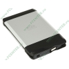 Контейнер Agestar "SUB2A5" для 2.5" SATA HDD, алюминиевый, серебр.-черный (USB2.0) 