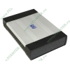 Контейнер Agestar "SUB5A1" для 5.25 DVD/CD или 3.5" SATA HDD, 1вент., алюминиевый, серебр. (USB2.0) 