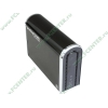 Контейнер Vantec "NST-360MX-SR" для 2x3.5" SATA HDD, 1 вент., алюминиевый, черно-серебр. (USB2.0, e-SATA) 