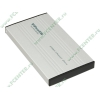 Контейнер VIPowER "VPA5-25018-S-E" для 2.5" SATA HDD, алюминиевый, серебр.-черный (USB2.0) 