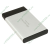 Контейнер VIPowER "VPA2-25118IL-S-E" для 2.5" SATA HDD, алюминиевый, серебр.-черный (USB2.0, e-SATA) 