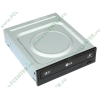 Привод DVD±RW 22x8x16xDVD/48x32x48xCD LG "GH22NS40", черный (SATA) (oem)