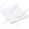 Привод DVD±RW 8x8x8xDVD/24x24x24xCD Transcend "TS8XDVDRW-W", внешний, белый (USB2.0) (ret)
