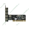 Контроллер USB2.0 (4 внешн.+1 внутр.) STLab "U-166" (PCI) (ret)