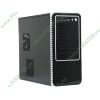 Корпус Miditower Ascot "6ZRA-BS Silent Pro", ATX, черно-серебр. (620Вт) 