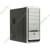 Корпус Miditower Foxconn "TLA+487", ATX, черно-серебр. (FSP 500Вт) 