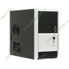Корпус Minitower IN-WIN "EMR-006", mATX, черно-серебр. (400Вт) 