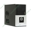 Корпус Minitower IN-WIN "EMR-016", mATX, черно-серебр. (400Вт) 