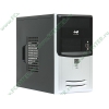 Корпус Minitower IN-WIN "EMR-018T2", mATX, черно-серебр. (450Вт) 
