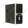 Корпус Miditower Linkworld "3166-10", ATX, черно-серебр. (430Вт) 